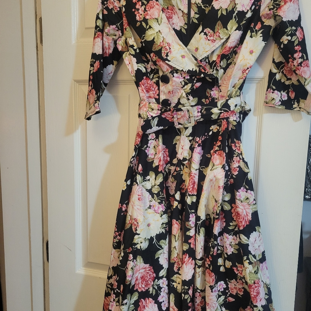 Floral print dress